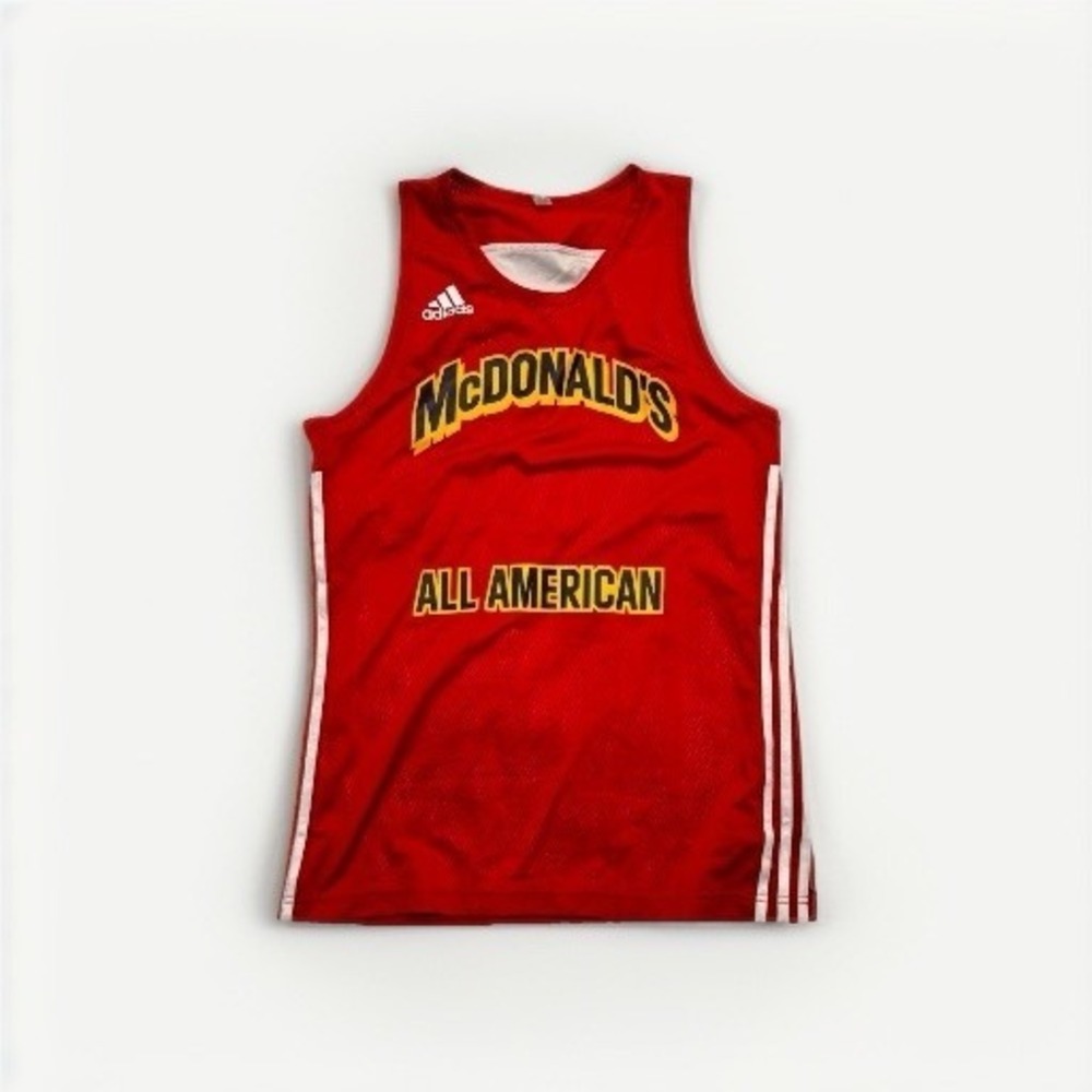 Adidas McDonalds All American Reversible Basketball Jersey Mens XL Red Practice